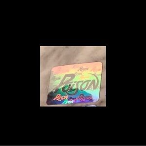 Rockcards Rock Cards Hologram Poison Band Sticker